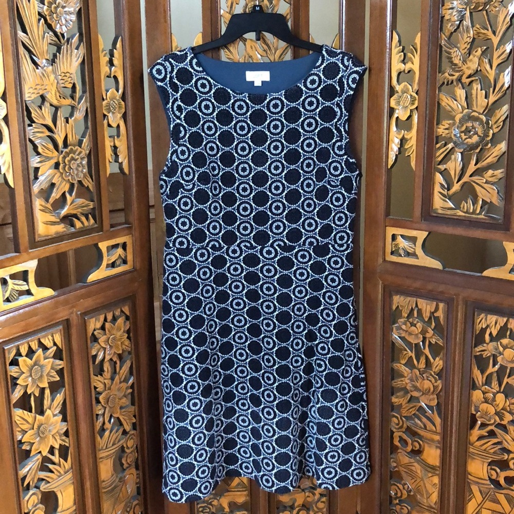 Loft Print Sleeveless Dress Size 12